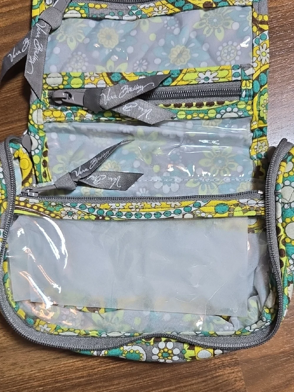 Vera Bradley Mini Hanging Organizer - Lemon Parfait